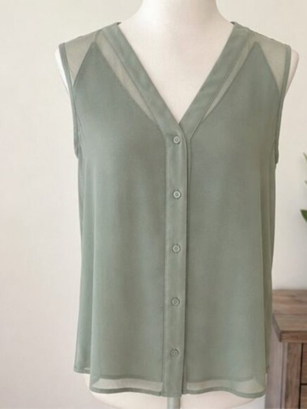 Sage Cami Blouse